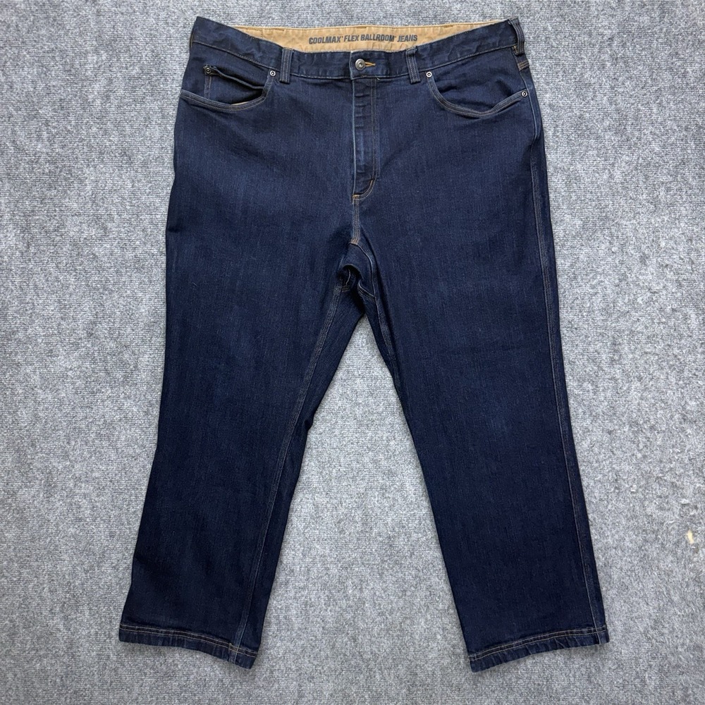 Duluth Trading coolmax flex ballroom jeans men's size 42 42x30 Relaxed Fit